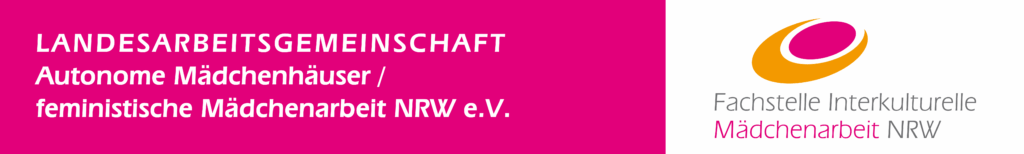 Das Logo der LAG autonome Mädchenhäuser feministische Mädchenarbeit NRW e.V.
